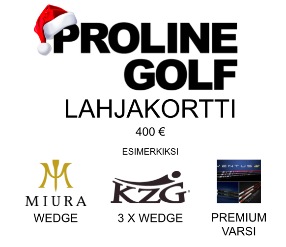 Proline Golf Lahjakortti alkaen 400e